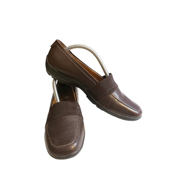 Naturalizer Shoes Fairlee Loafers Flats Brown Leather Slip On SZ 7M - Picture 4 of 11